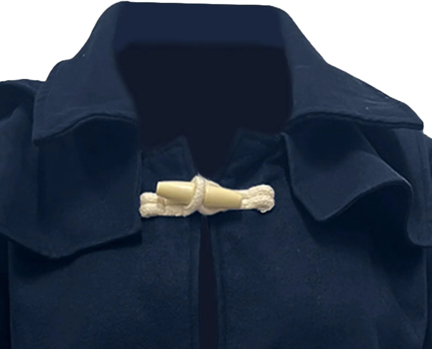 Mens Trench Coat with Hood Single Breasted Casual Business Cardigan Coats Walking Toggle Duffle Hoodie