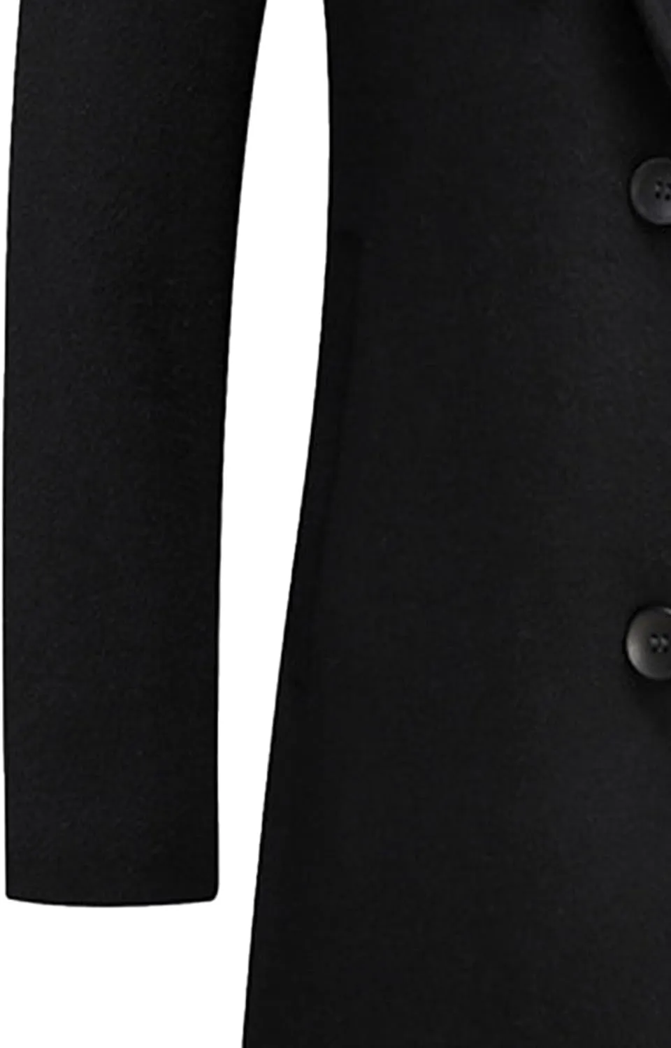 Men's Wool Hooded Overcoat Casual Single Breasted Business Male Coat Classic Long Sleeve Trench Overcoats