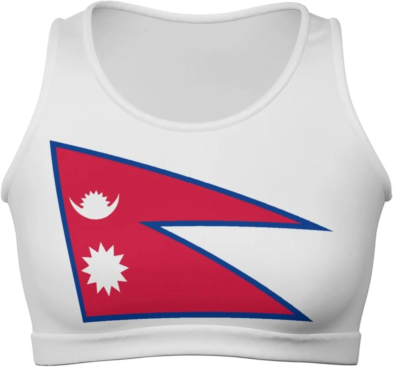 Mexican Flag Basic Crop Tank Tops Sleeveless Soft Crop Top for Women