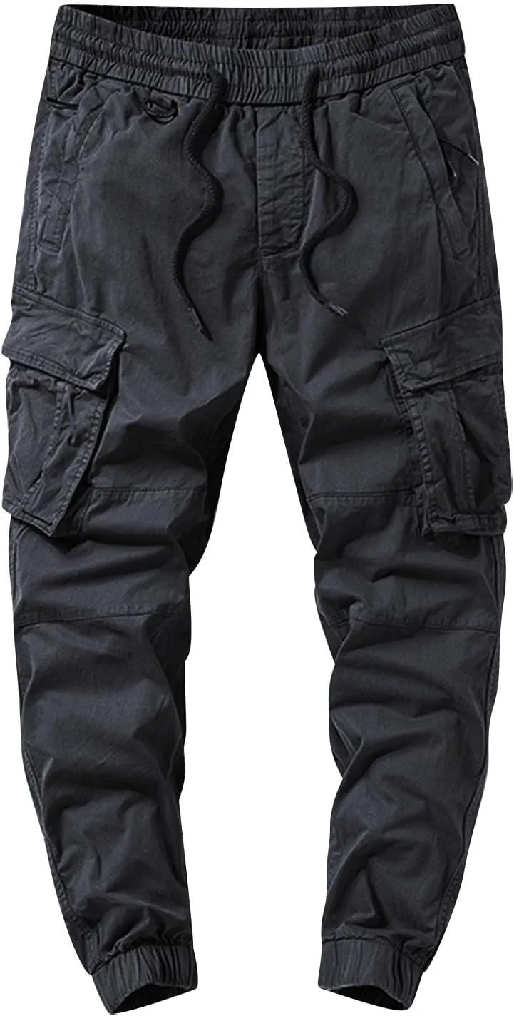 MIDOO Golf Pants Men Tapered Leg Waterproof Baggy Sweat Pants Lightweight Hiking Work Pants Relaxed Fit Straight Leg Tousers