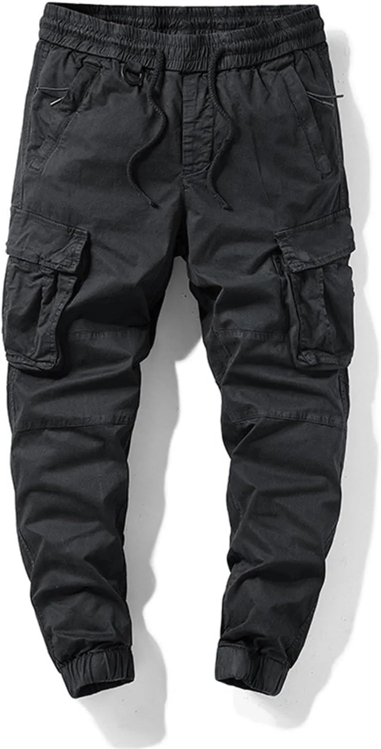 MIDOO Golf Pants Men Tapered Leg Waterproof Baggy Sweat Pants Lightweight Hiking Work Pants Relaxed Fit Straight Leg Tousers