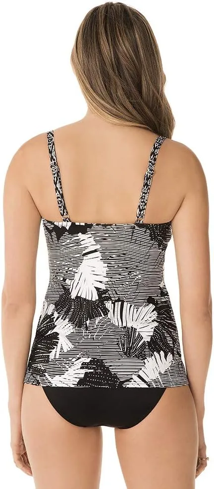 Miraclesuit Women's Swimwear Love Knot Sweetheart Neckline Underwire Bra Tankini Bathing Suit Top