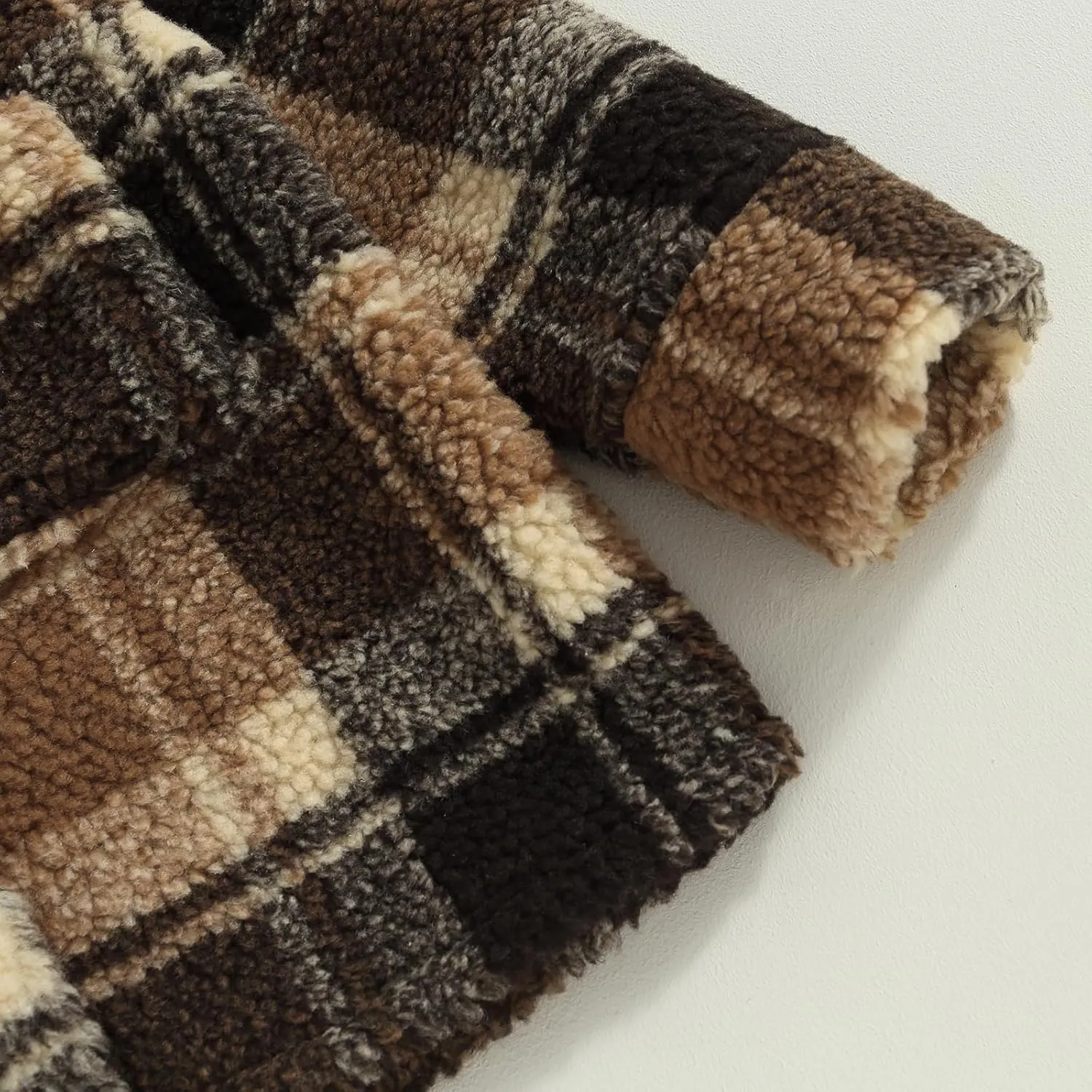 MoZiKQin Toddler Baby Boys Girls Wool Coat Winter Warm Double Breasted Trench Coat Kids Jacket Outwear Clothes