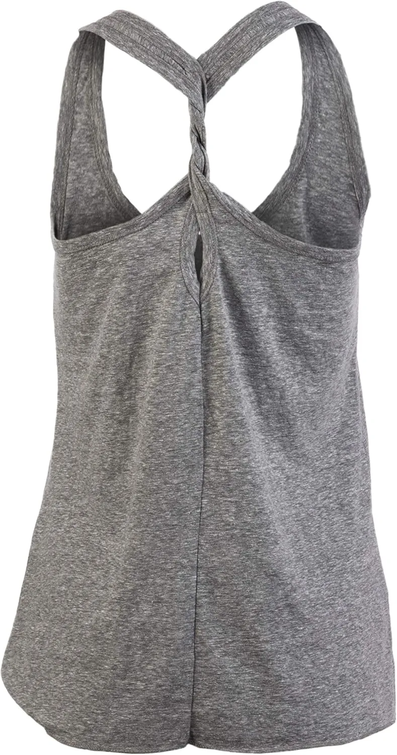 naMEOWste | Cute, Funny Yoga Cat Namaste Workout Racerback Tank Top for Women