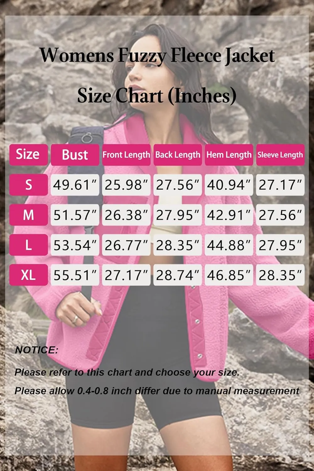 Nirovien Womens Fuzzy Fleece Jacket Colorblock Sherpa Coats Shawl Collar Button Down Warm Outwear with Pockets