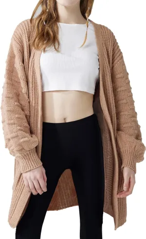 noflik Women's Oversized Sweater Cardigan with Pockets