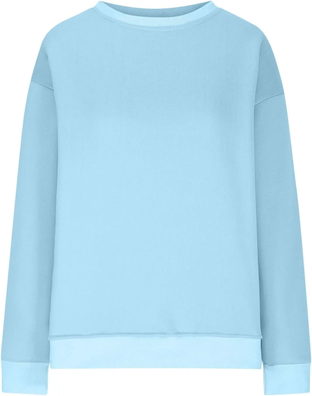 Oversized Sweatshirts for Women 2024 Trendy Long Sleeve Crewneck Tops Fall Sweaters Pullover Sweatshirt with Pockets