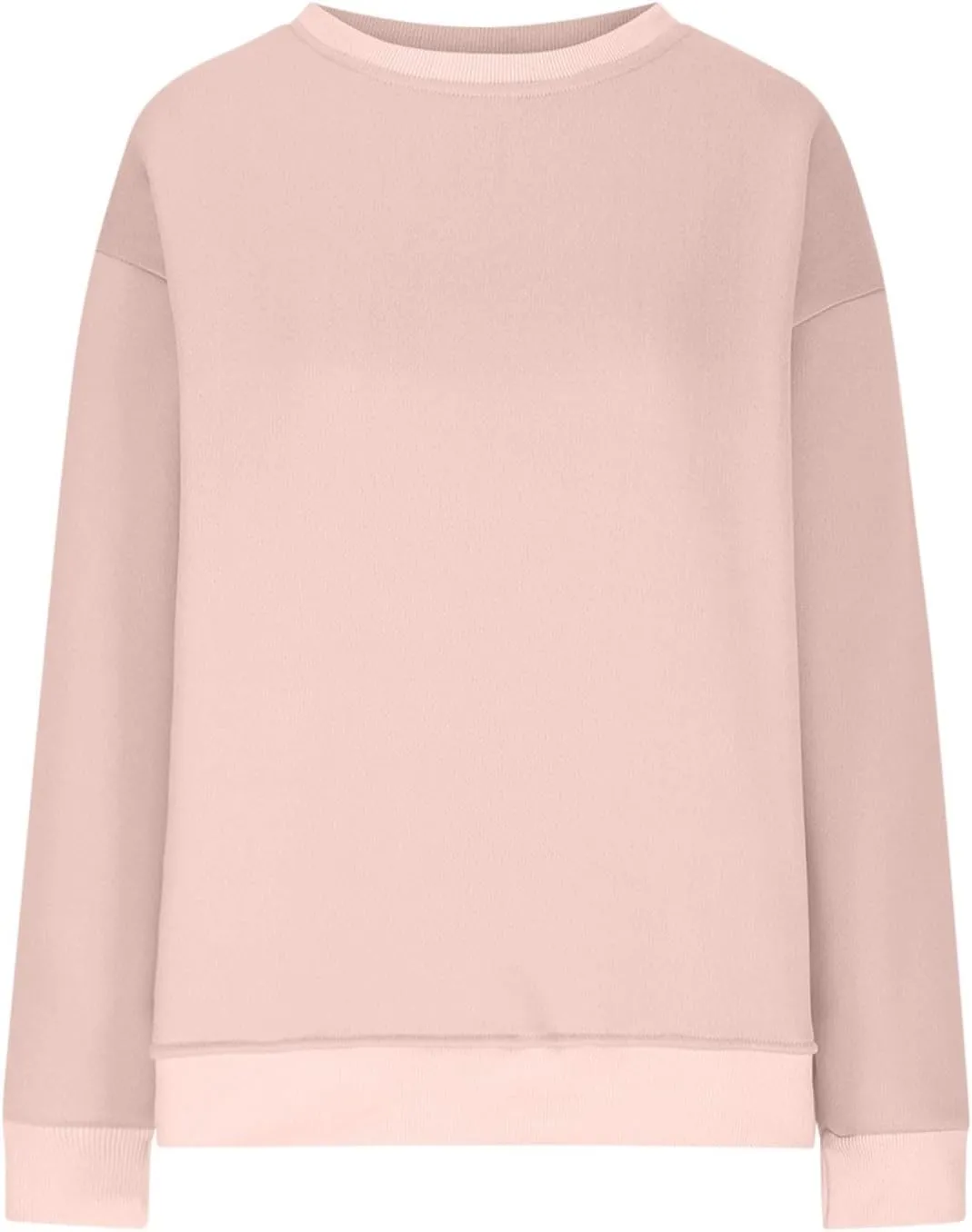 Oversized Sweatshirts for Women 2024 Trendy Long Sleeve Crewneck Tops Fall Sweaters Pullover Sweatshirt with Pockets