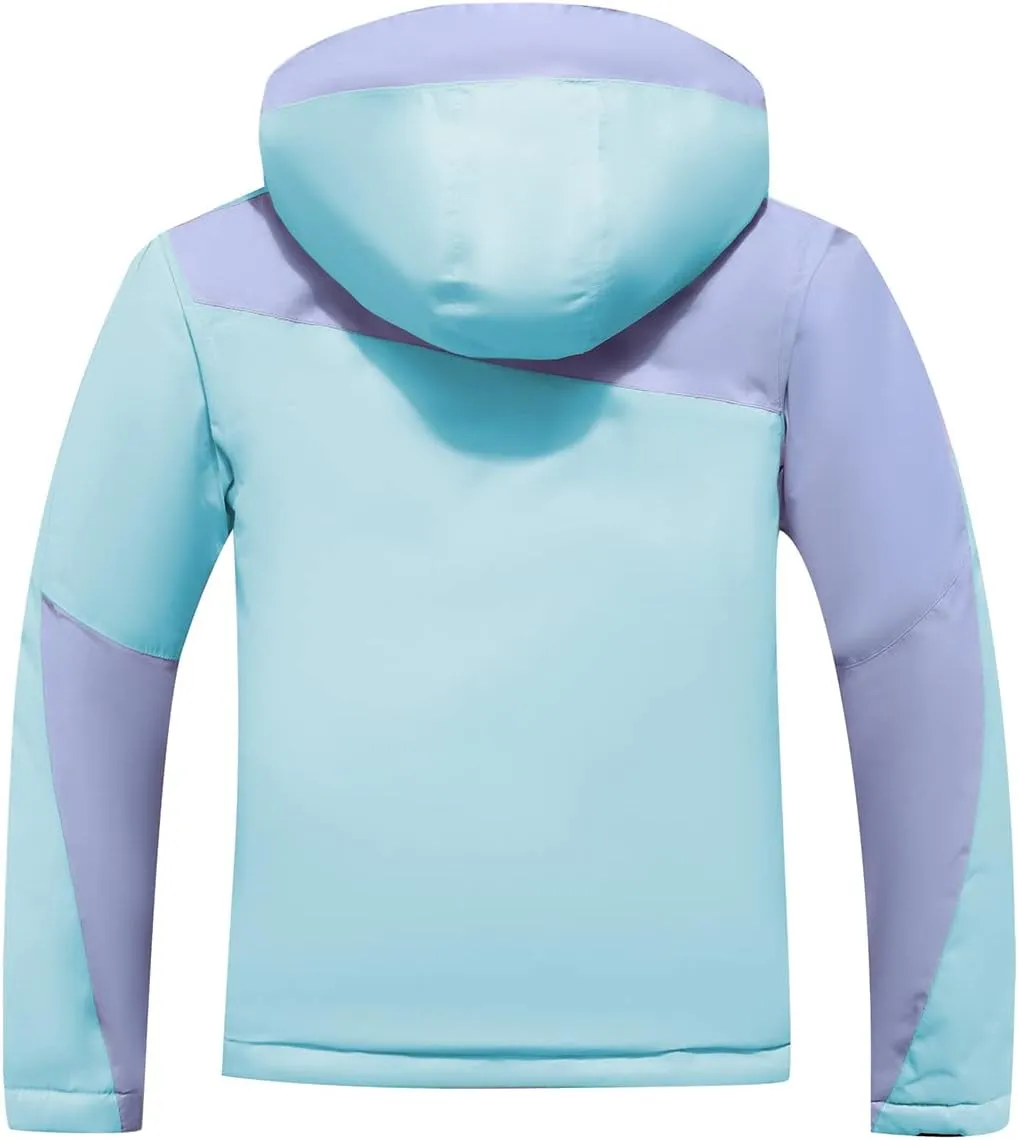 PHIBEE Girls' Sportswear Waterproof Windproof Snowboard Ski Jacket