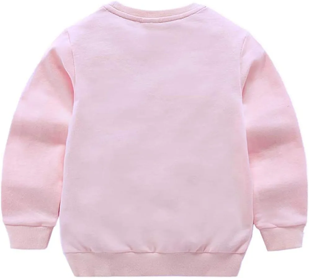 PTPuke Toddler Boys Girls Solid Cotton Thin Sweatshirt Long Sleeve top T-Shirts