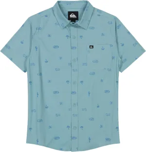 Quiksilver Boys' Apero Classic Woven Short Sleeve Shirt, Button Down Top, Stylish & Comfortable