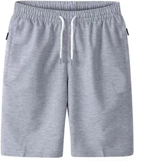 Short Pants for Men, Casual Shorts Drawstring Elastic Waist Summer Shorts Loose Fit, Track Elastic Waist Pants