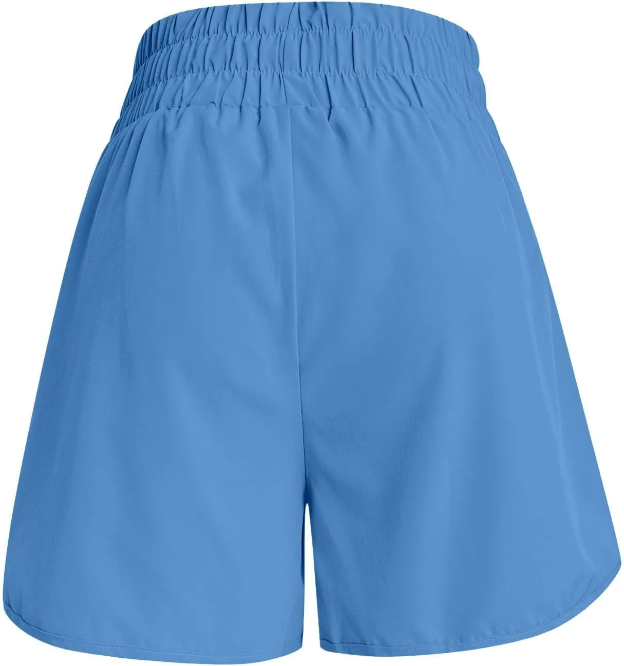 Shorts for Women Summer Casual Wide Leg Loose High Waist Elastic Dressy Beach Shorts 2025 Outfits Comfy Clothes