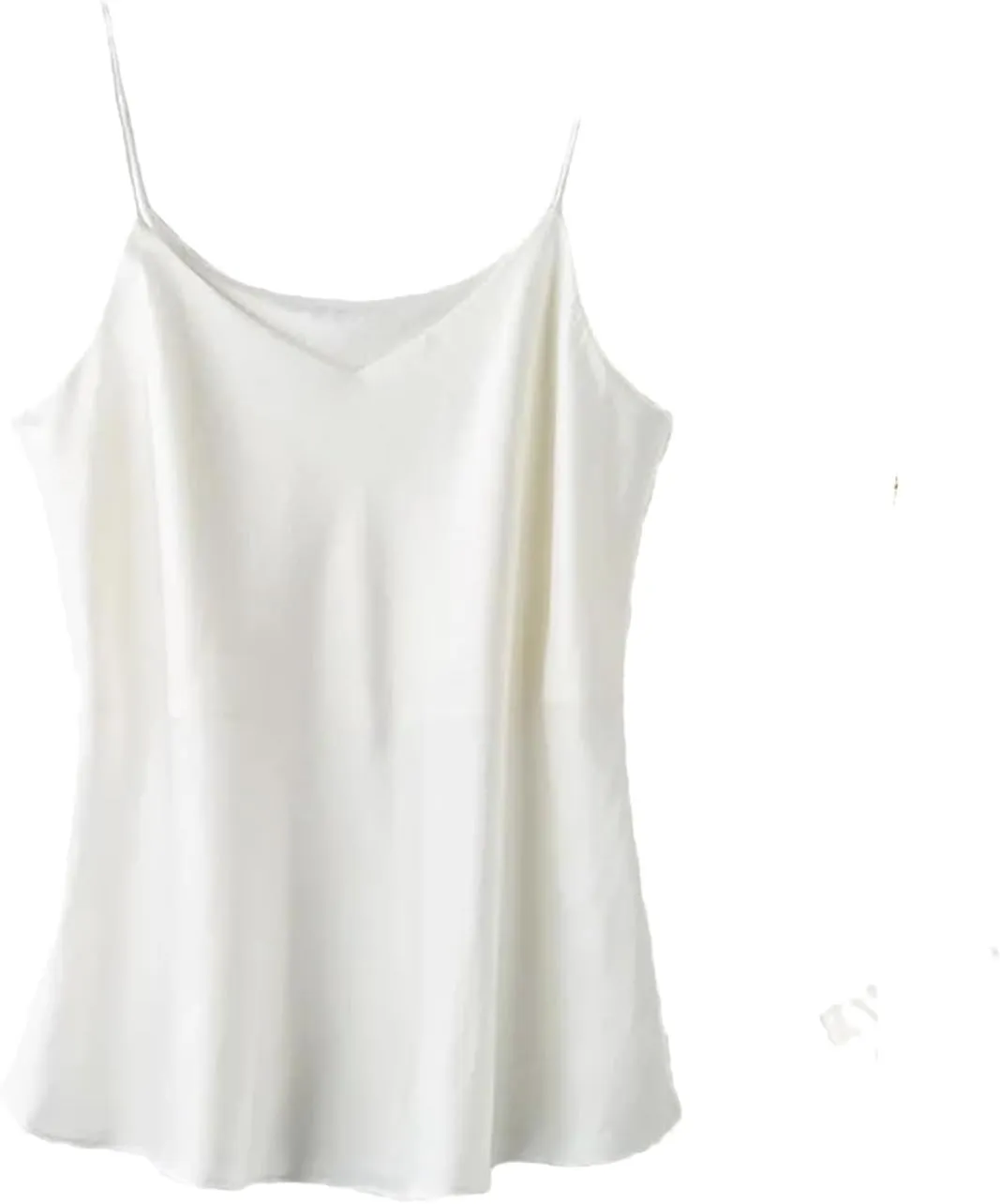 Silk Camisole for Women Silk Bandeau Top Sexy V-Neck Tanks and Camis