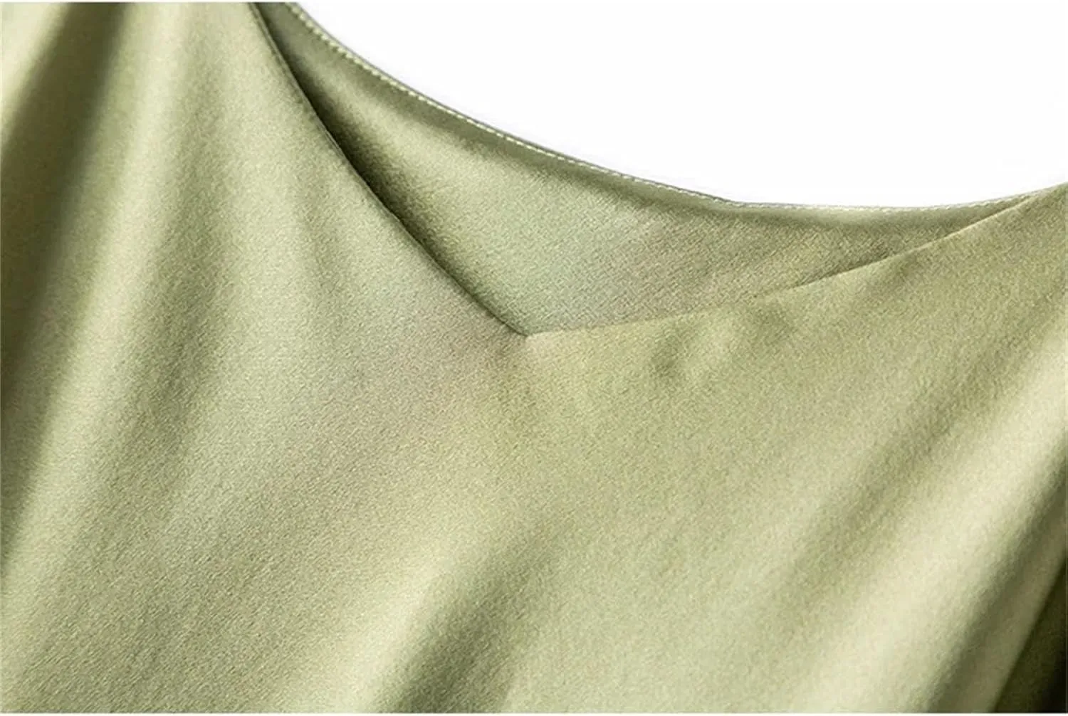 Silk Camisole for Women Silk Bandeau Top Sexy V-Neck Tanks and Camis