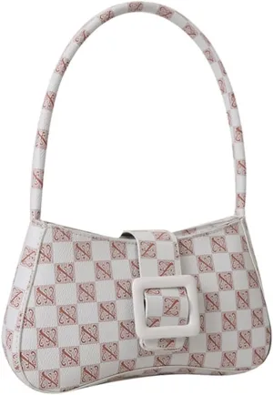 Small Checkered Bag with Top Handle Purses for Women Shoulder Bag for Women