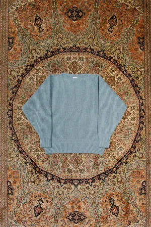 SOLARIS&Co. CHUNKY BOAT NECK KNIT - CHEROKEE (TURQUOISE)
