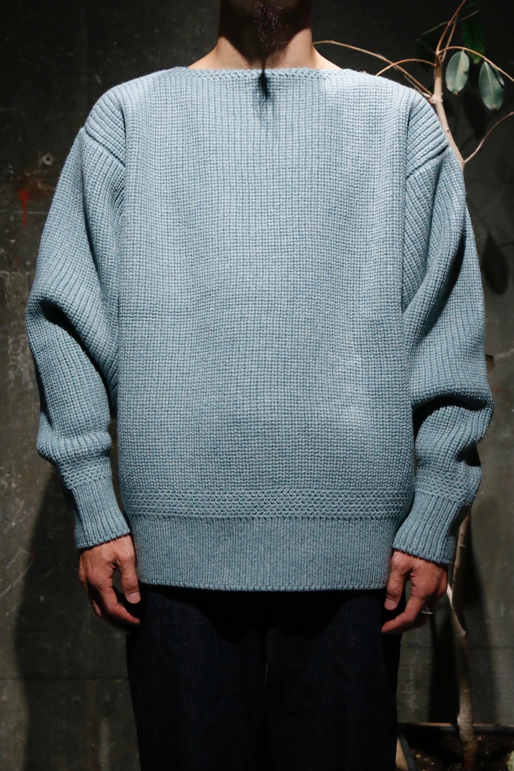 SOLARIS&Co. CHUNKY BOAT NECK KNIT - CHEROKEE (TURQUOISE)
