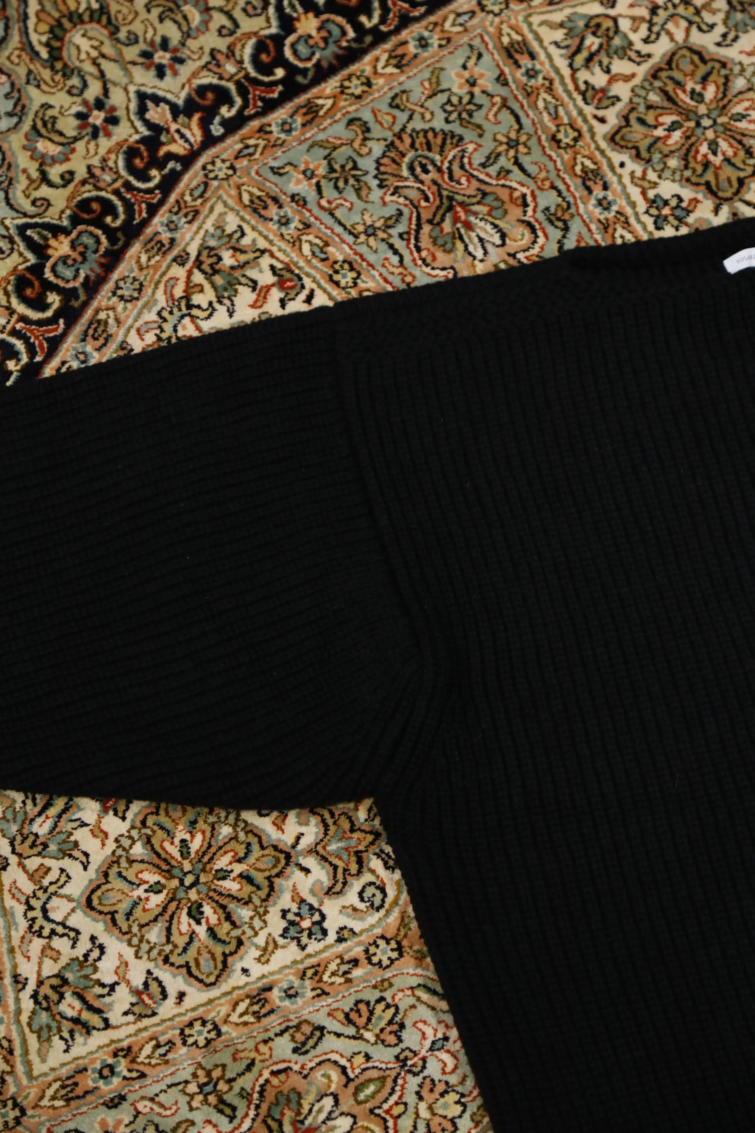 SOLARIS&Co. CHUNKY BOAT NECK KNIT - CHEROKEE(BLACK)