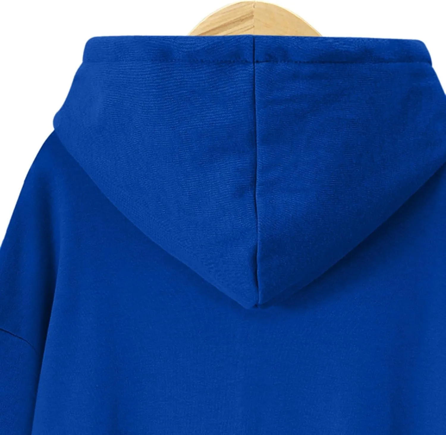 Stessotudo Oversized Long Hoodies for Women Solid Fleece Loose Fit Lounge Sweatshirts Drawstring Casual Comfy Hoodie Dress