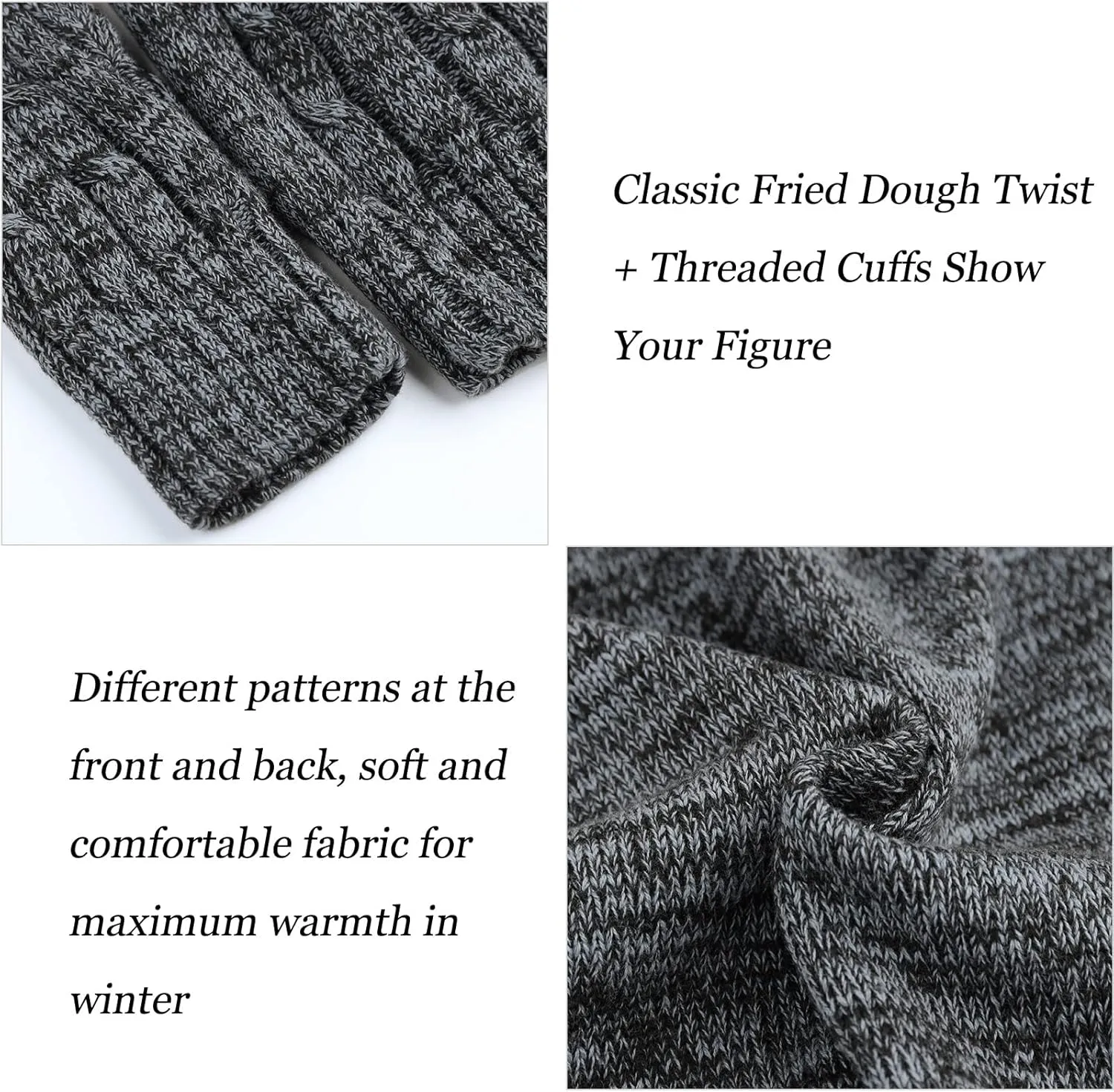 Suwangi Men's Cardigan Sweater Cable Knitted Shawl Collar Cardigans for Men V Neck Long-Sleeve Button-Down Slim Fit Sweater