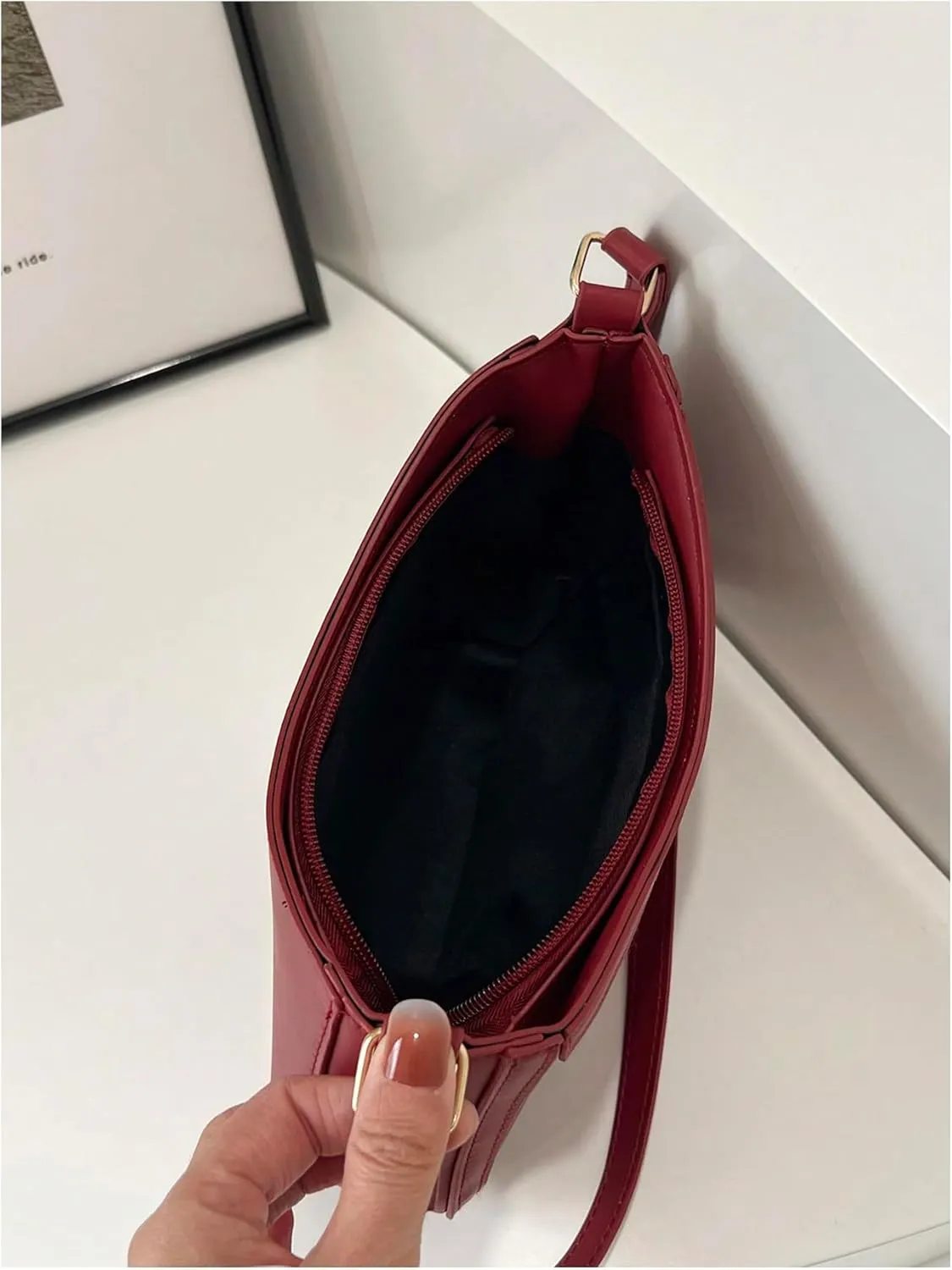 SweatyRocks Women's Bow Top Handle Clutch Purses PU Leather Underarm Shoulder Bags