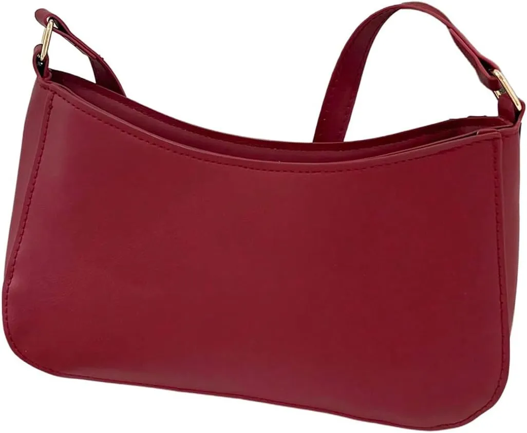 SweatyRocks Women's Bow Top Handle Clutch Purses PU Leather Underarm Shoulder Bags