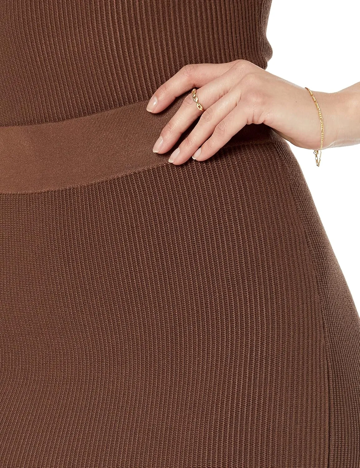 The Drop Women's Tyler Ribbed Sweater Skirt