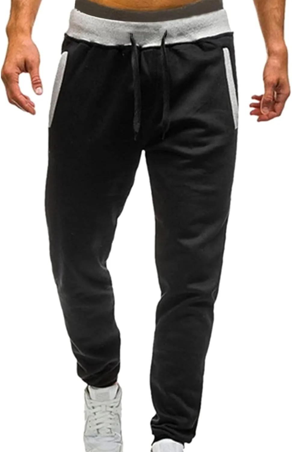 Training Pants for Man Trousers Mid Waisted Solid Pants Casual Jogging Fashion Hiking Cargo Pants Gym Sweatpants