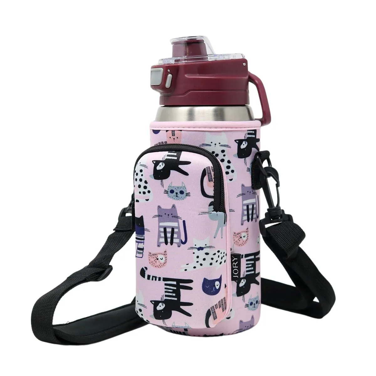Tumbler Case Cat Parents On-the-Go  Cross Body Bag | Pretty Kitties