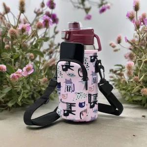 Tumbler Case Cat Parents On-the-Go  Cross Body Bag | Pretty Kitties
