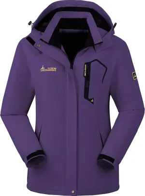 Waterproof Warm Winter Snow Coat for Women Ski Jacket for Snowboarding Hiking