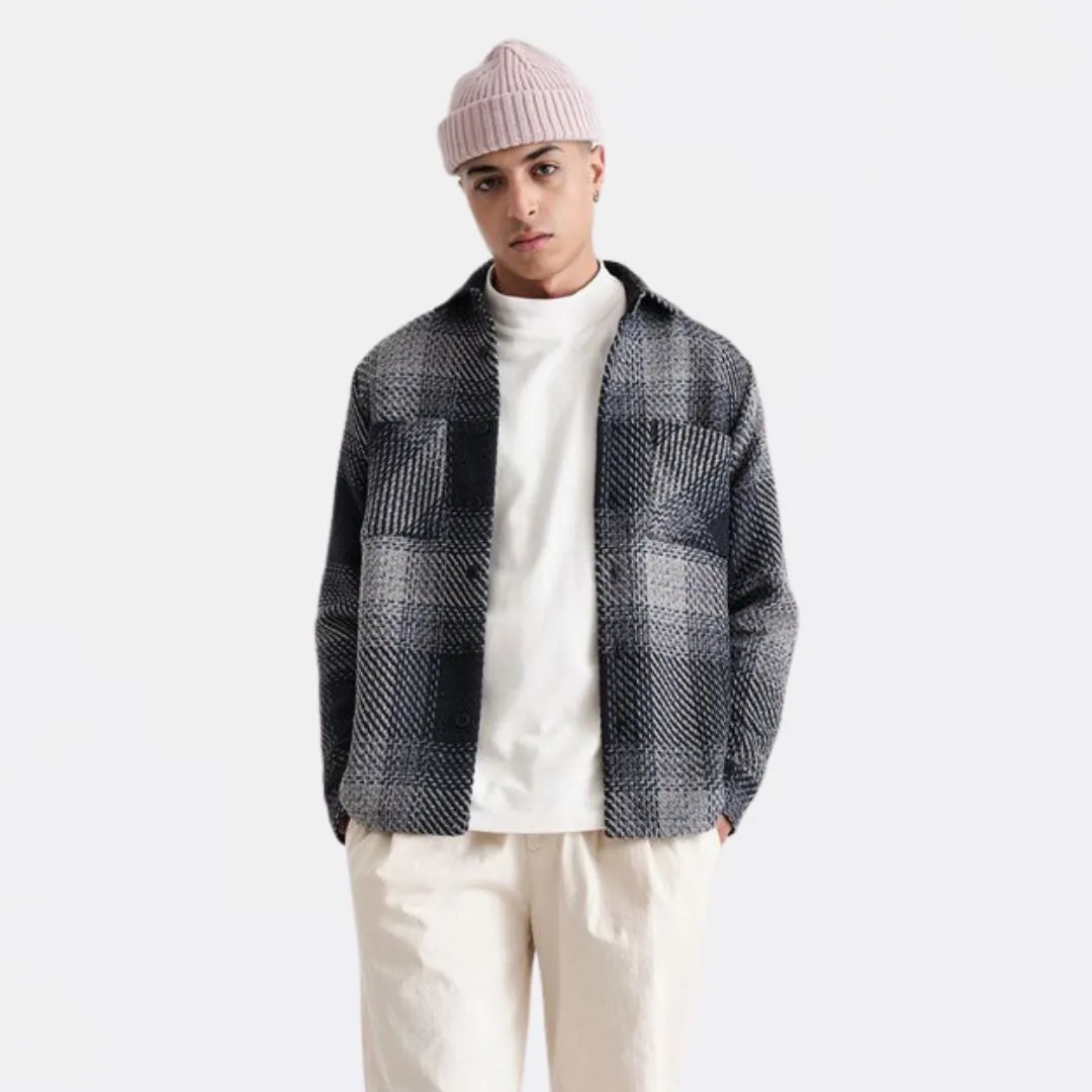 Whiting Overshirt Ombre Giant Windowpane
