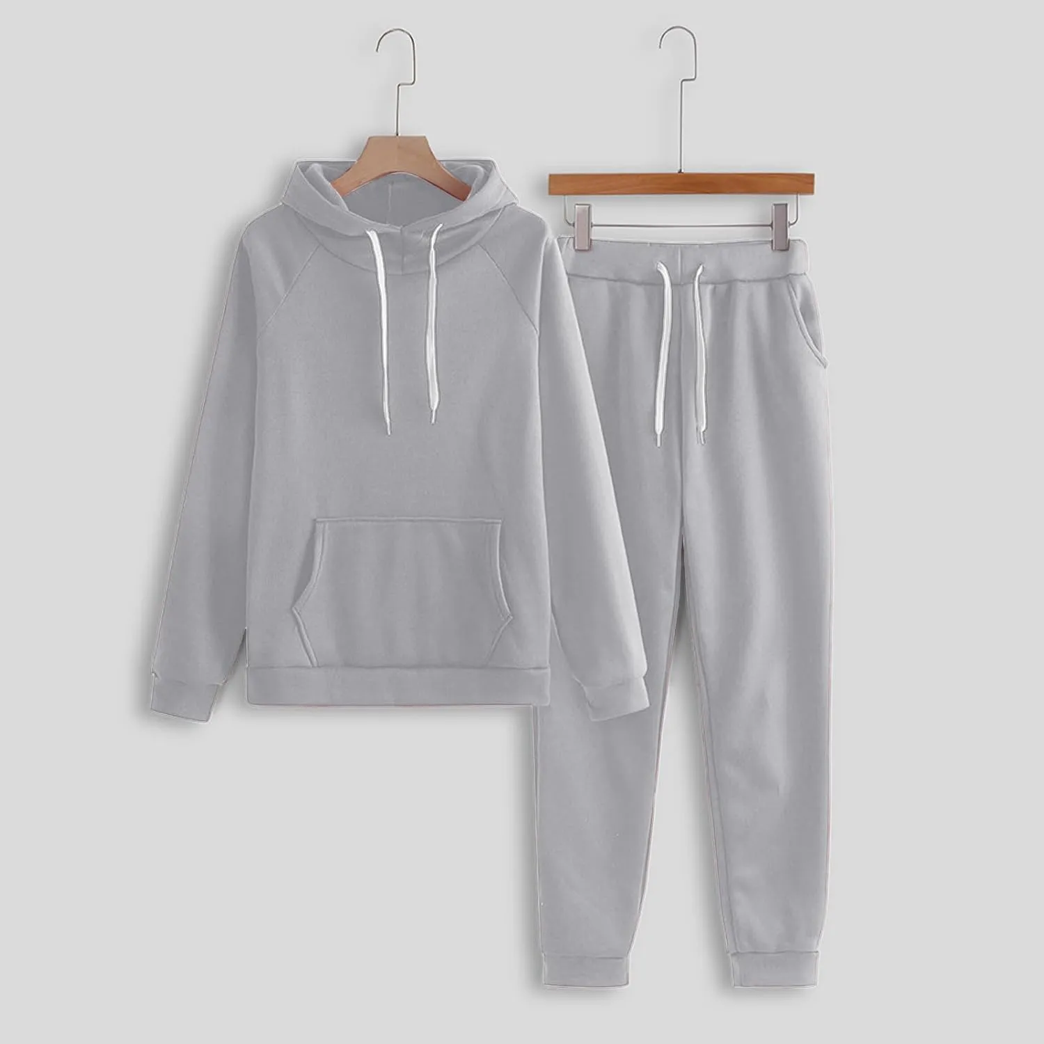 Women 2 Piece Outfits Sweatsuit Long Sleeve Crewneck Drawstring Tracksuit Pullover and Wide Leg Pants