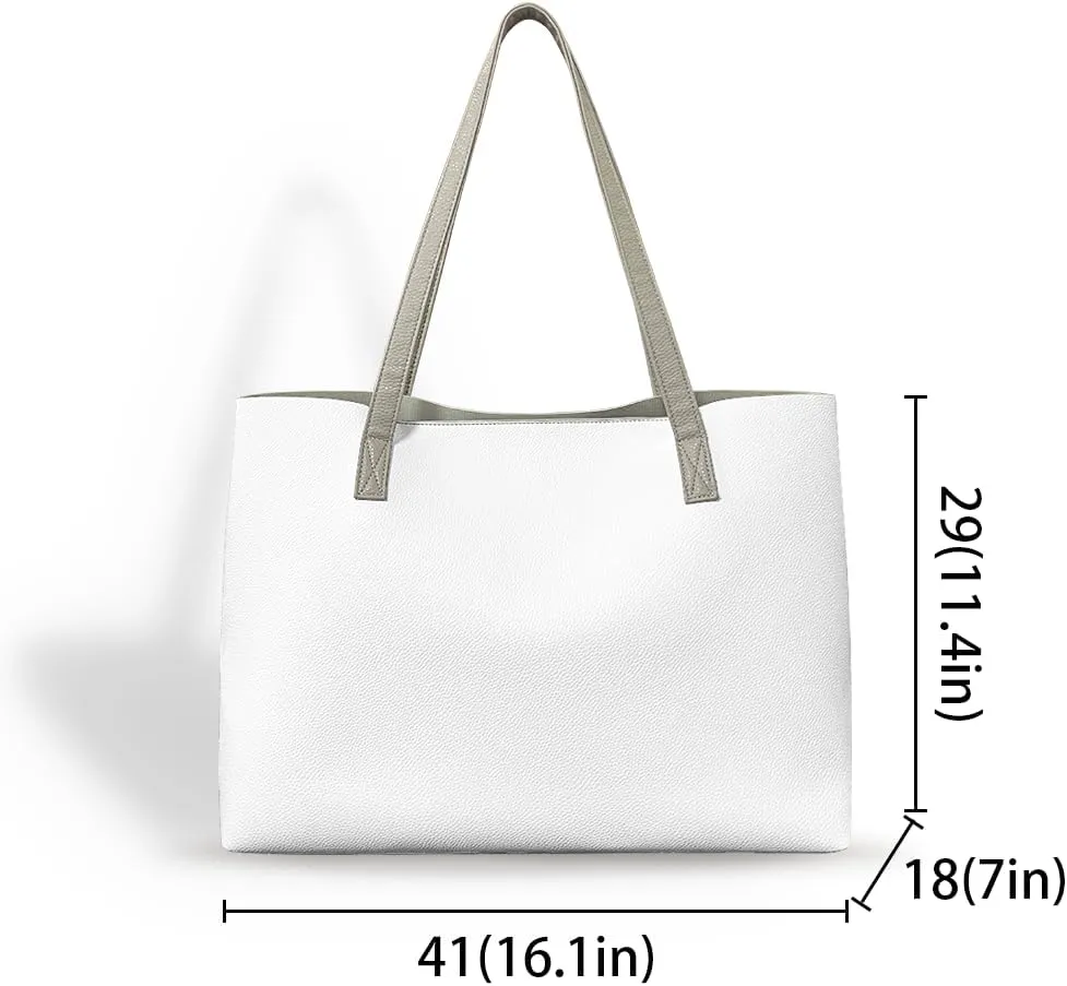 Women Fashion Synthetic Leather Handbags Tote Bag Shoulder Bag Top Handle Satchel Bag