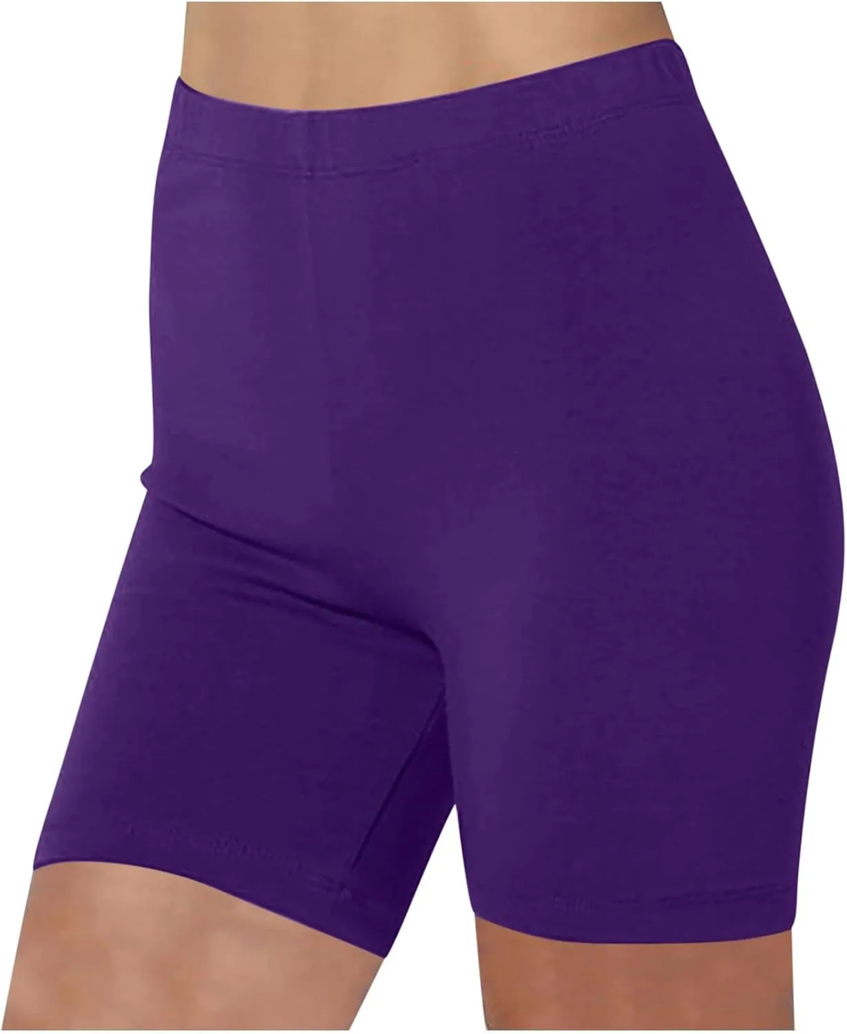 Women Leggings Shorts Ladies Shaping Yoga Shorts Elastic Waist Half Pants High Waist Short Trousers Gym Shorts Bottoms