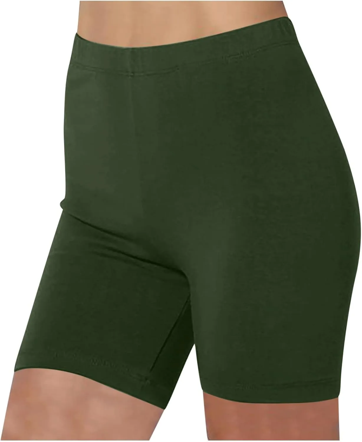 Women Leggings Shorts Ladies Shaping Yoga Shorts Elastic Waist Half Pants High Waist Short Trousers Gym Shorts Bottoms