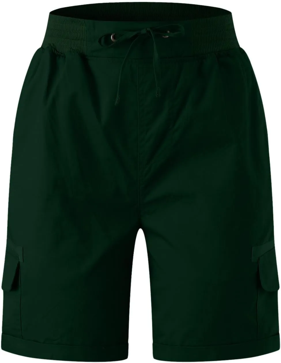 Women Summer Cargo Shorts Lightweight Multi-Pockets Loose Hiking Shorts Mid Rise Casual Trendy Outdoor Workout Short