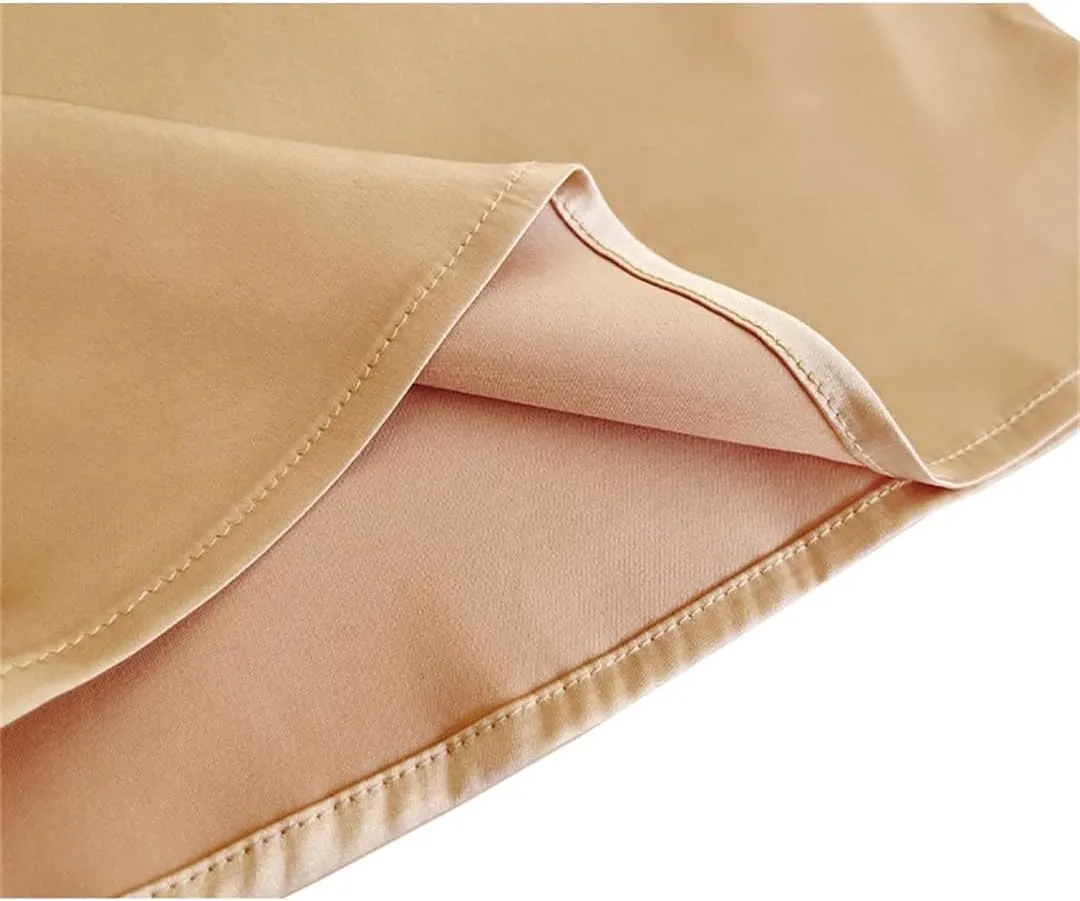 Women's Camisole Shirt Spring and Summer Silk Satin Vest Sleeveless Hollow Top