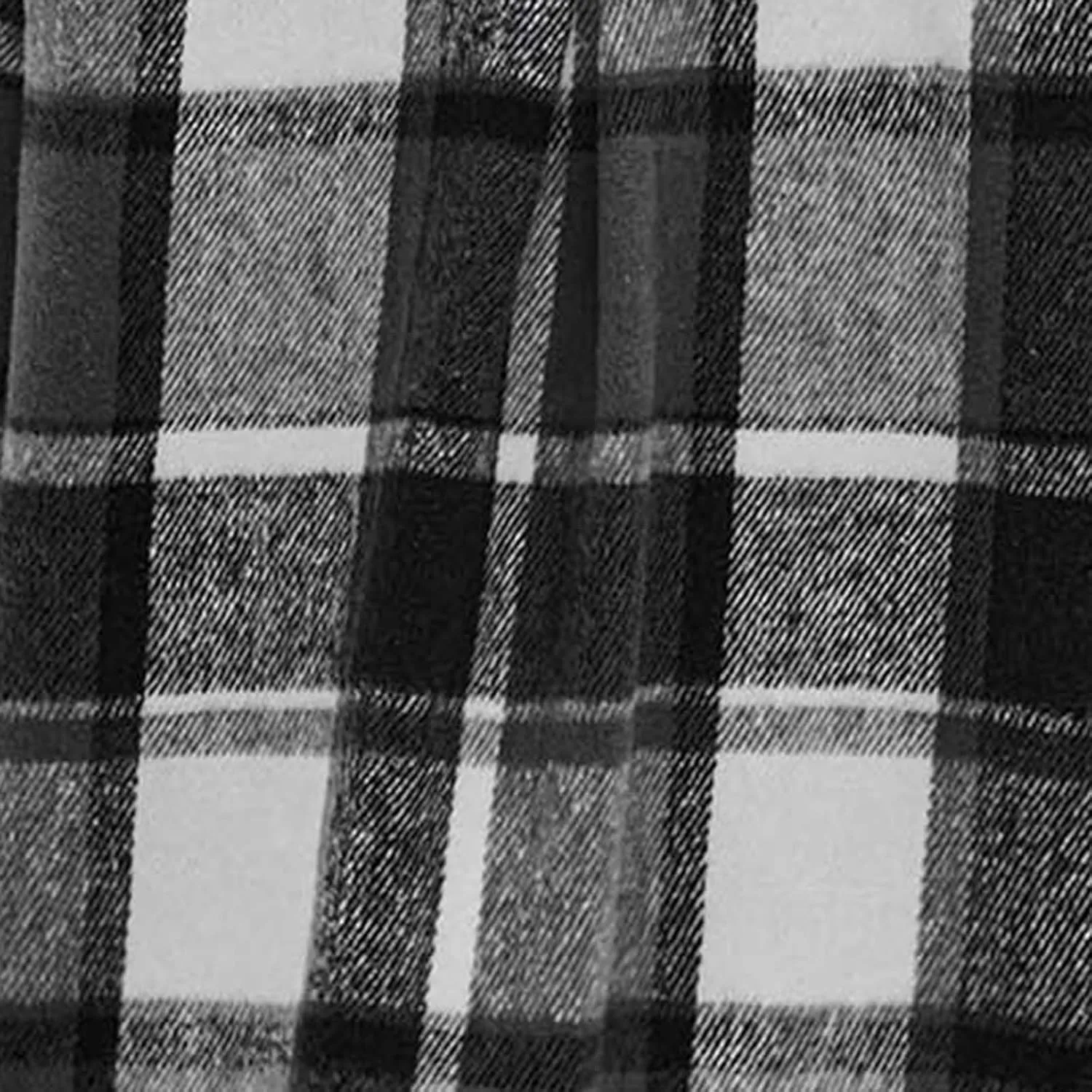 Womens Flannel Plaid Shirt Fuzzy Fleece Side Lined Jacket Oversized Long Sleeve Shackets Fall Winter Clothes