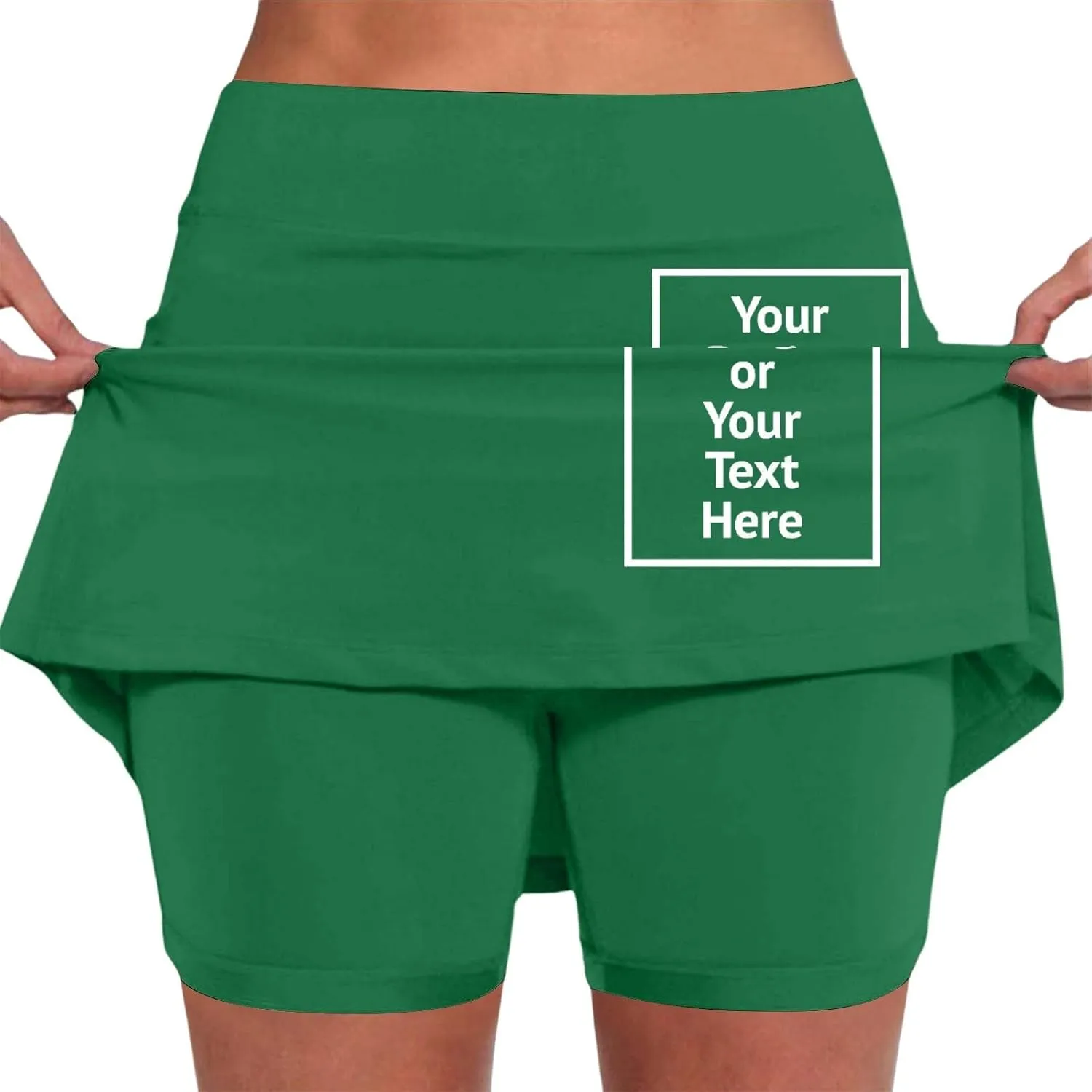 Women's High Waisted Athletic Skorts Tummy Control with Pockets Tennis Skirts Workout Casual Breathable Outdoor Short