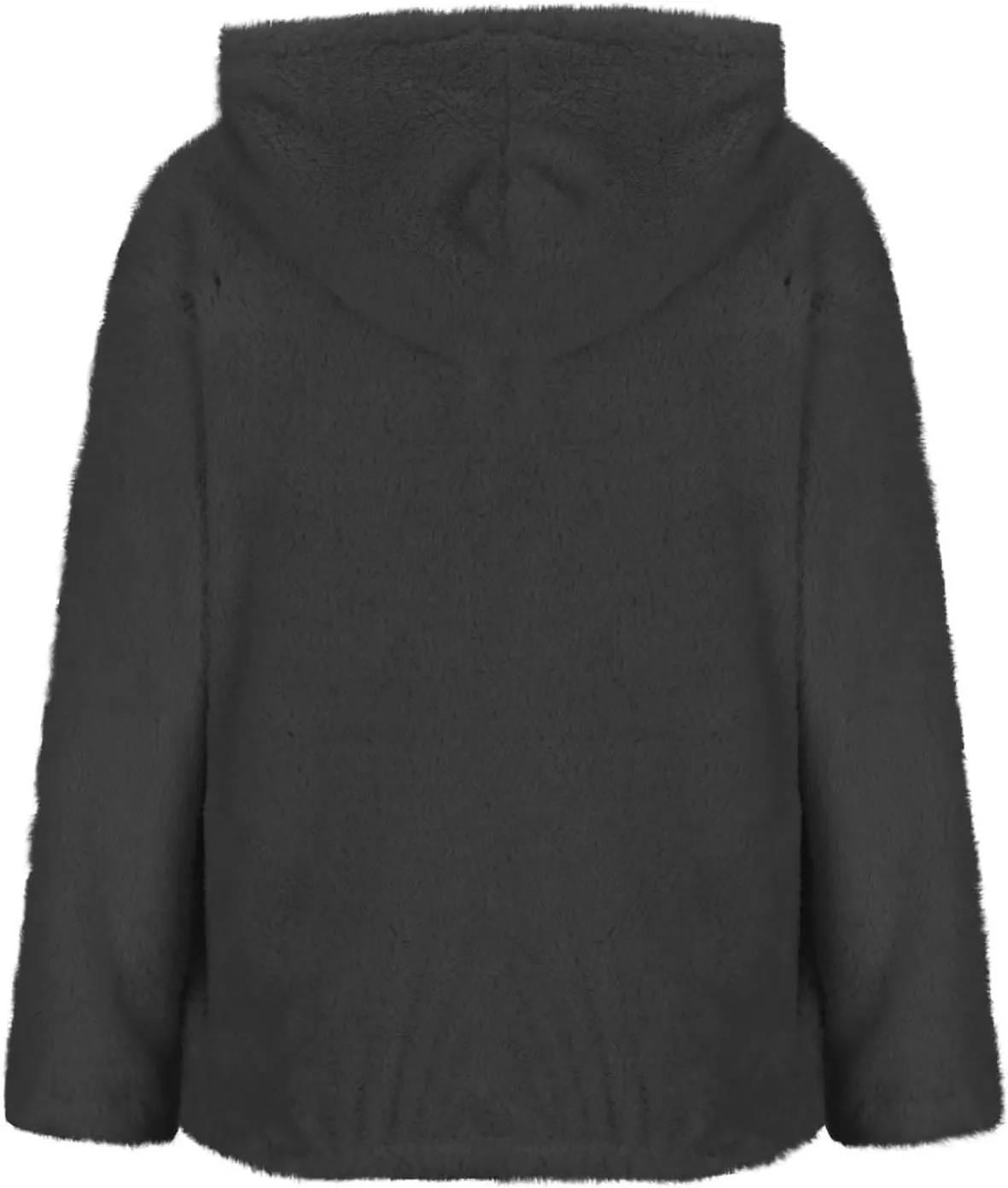 Womens Oversized Sherpa Pullover Hoodies Fuzzy Fleece Sweatshirt Plus Size Fall Winter Fluffy Jacket with Pockets