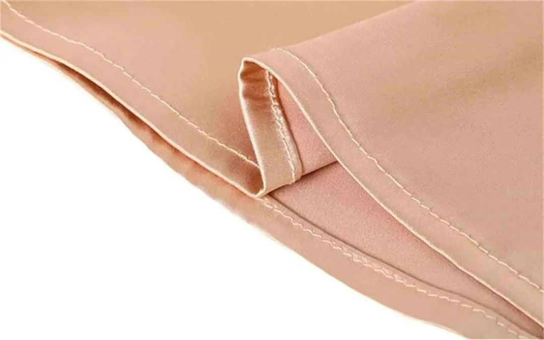Women's Satin Camisole Tank Tops Square Neck National Button Sleeveless Top Silk Vest