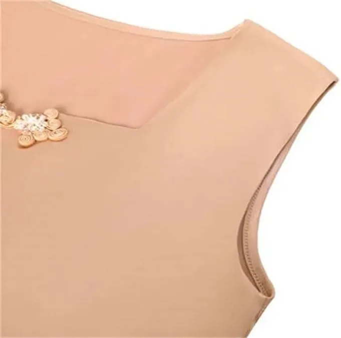 Women's Satin Camisole Tank Tops Square Neck National Button Sleeveless Top Silk Vest