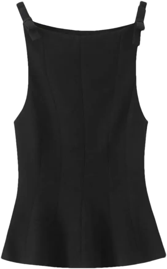 Women's Solid Color Casual Square Neck Simple Multi-Color Sleeveless Camisole Top