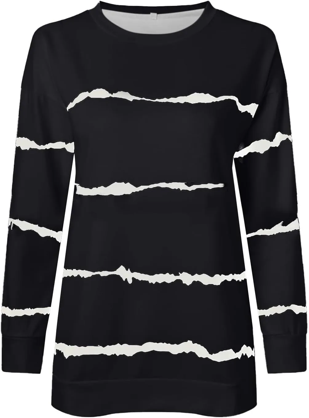 Womens Sweatshirt Oversized Crew Neck Pullover Tops Casual Long Sleeve Shirts Going Out Trendy Outfits