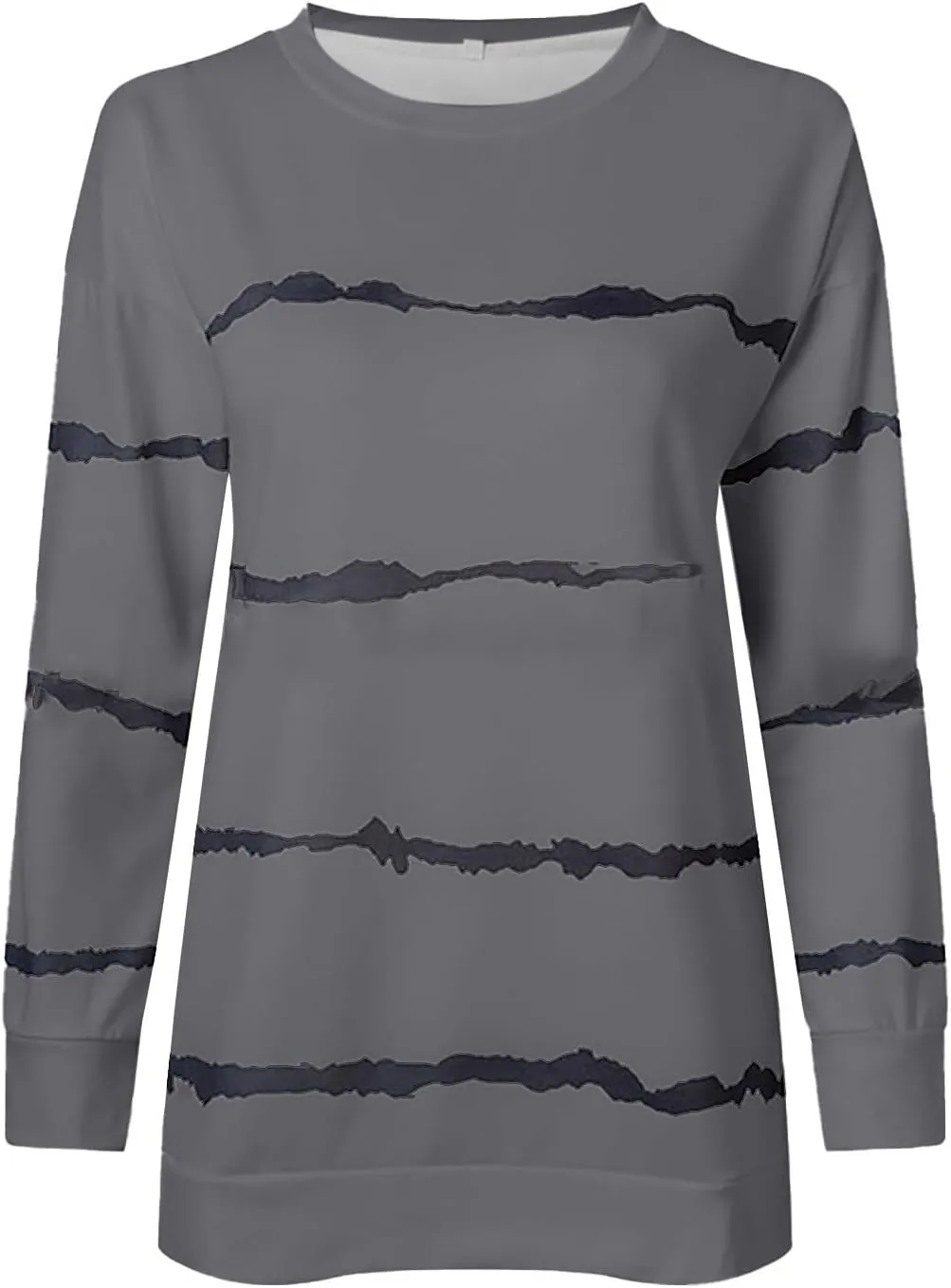 Womens Sweatshirt Oversized Crew Neck Pullover Tops Casual Long Sleeve Shirts Going Out Trendy Outfits