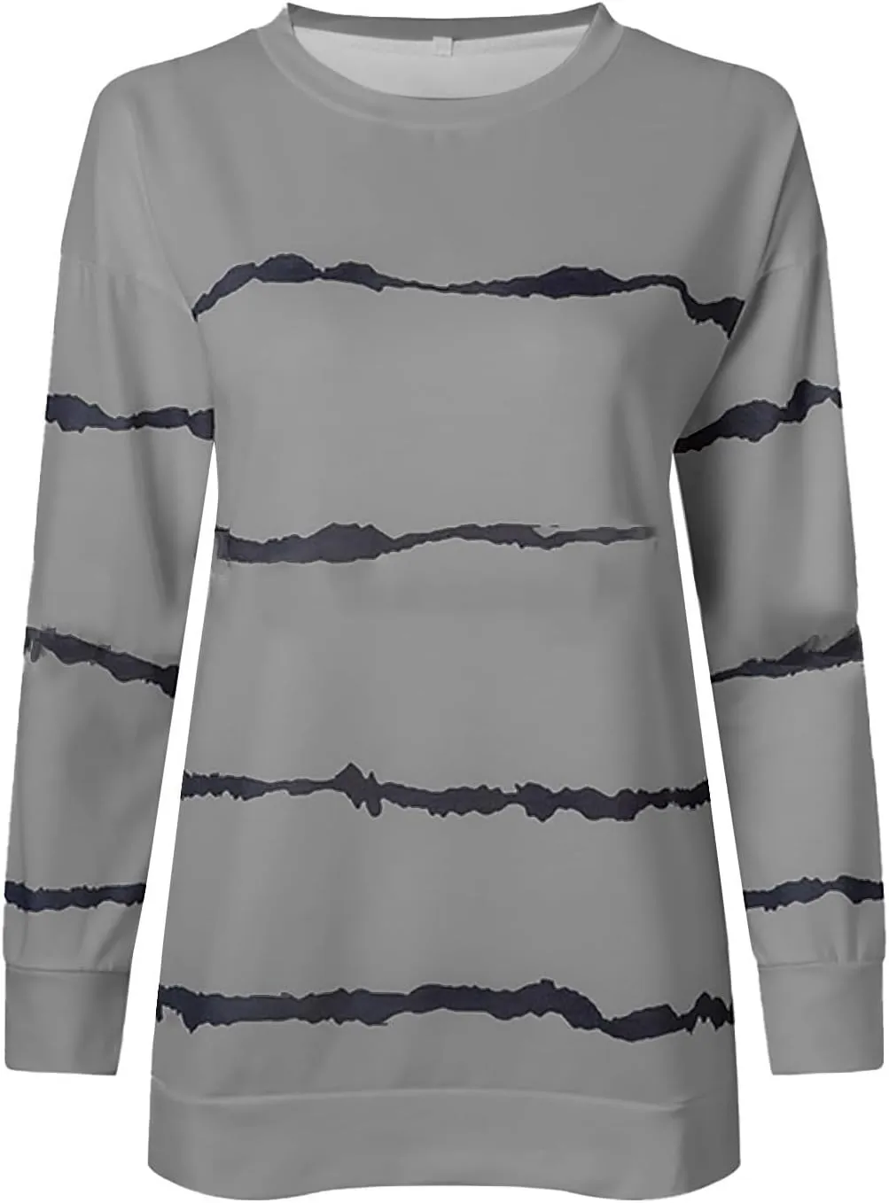 Womens Sweatshirt Oversized Crew Neck Pullover Tops Casual Long Sleeve Shirts Going Out Trendy Outfits