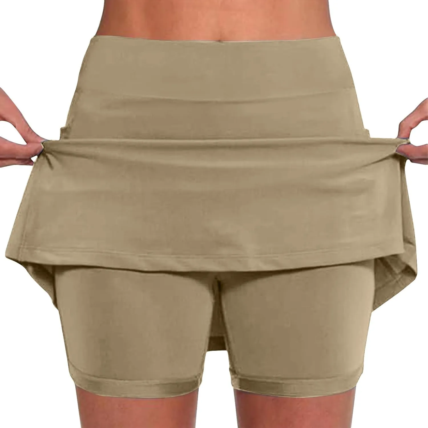 Women's Tennis Skirt High Waisted Golf Skirts Athletic Skorts for Woman Pickleball Skort with Built in Shorts