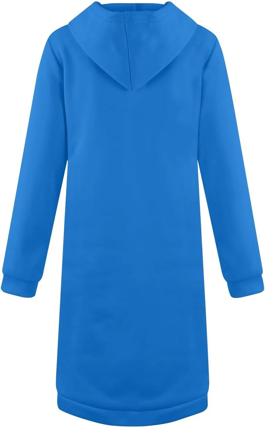 Womens Zip Up Hoodies Fall Lightweight Long Hooded Sweatshirt Oversized Fleece Jacket with Pockets